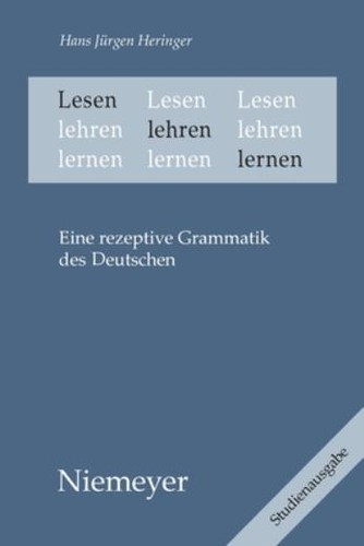 Lesen lehren lernen eine - lesen, lernen: